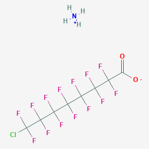 molecular formula C8H4ClF14NO2 B102664 Ammonium 8-chlorotetradecafluorooctanoate CAS No. 16557-94-1