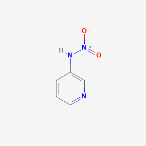molecular formula C5H5N3O2 B102668 N-pyridin-3-ylnitramide CAS No. 15862-54-1