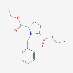 molecular formula C17H23NO4 B102683 Diethyl 1-benzylpyrrolidine-2,5-dicarboxylate CAS No. 17740-40-8