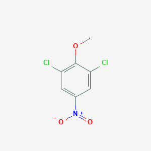 molecular formula C7H5Cl2NO3 B102687 2,6-二氯-4-硝基苯甲醚 CAS No. 17742-69-7