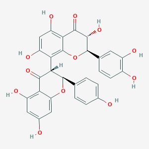 molecular formula C30H22O12 B102691 Garcinia biflavonoid 2 CAS No. 18913-18-3