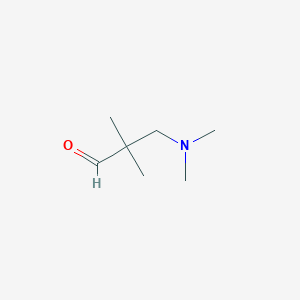 molecular formula C7H15NO B102694 3-(Dimethylamino)-2,2-dimethylpropanal CAS No. 15451-14-6
