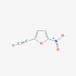 molecular formula C6H3NO3 B102697 2-乙炔基-5-硝基呋喃 CAS No. 19275-29-7