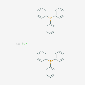 molecular formula C36H34BCuP2- B102699 Bis(triphenylphosphine)copper tetrahydroborate CAS No. 16903-61-0