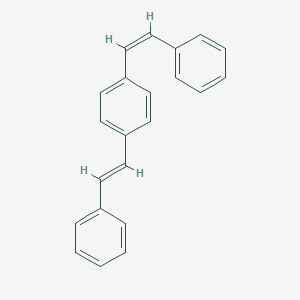 molecular formula C22H18 B102704 1-[(Z)-2-phenylethenyl]-4-[(E)-2-phenylethenyl]benzene CAS No. 16726-72-0