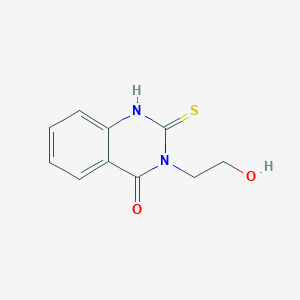 molecular formula C10H10N2O2S B102705 3-(2-hydroxyethyl)-2-mercaptoquinazolin-4(3H)-one CAS No. 16024-85-4