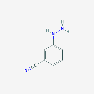 molecular formula C7H7N3 B102707 3-Hydrazinobenzonitrile CAS No. 17672-26-3