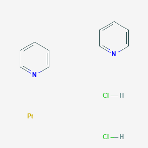 molecular formula C10H10Cl2N2Pt B102712 cis-Dichlorobis(pyridine)platinum(II) CAS No. 15227-42-6