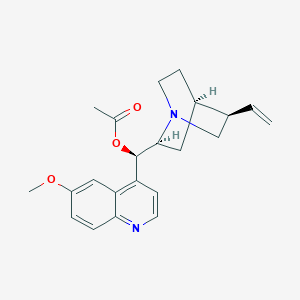 (R)-(6-Methoxyquinolin-4-yl)((1S,2S,4S,5R)-5-vinylquinuclidin-2-yl)methyl acetate