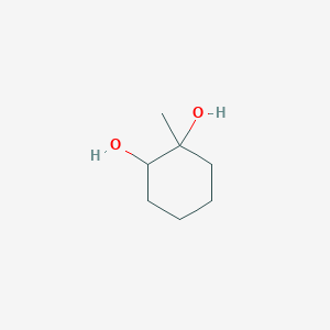 molecular formula C7H14O2 B102723 1,2-Cyclohexanediol, 1-methyl-, trans- CAS No. 19534-08-8