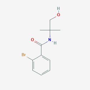 2-bromo-N-(1-hydroxy-2-methylpropan-2-yl)benzamide