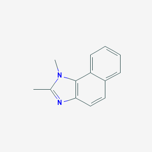 molecular formula C13H12N2 B102733 1,2-Dimethylbenzo[e]benzimidazole CAS No. 18289-38-8
