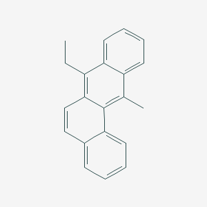 molecular formula C21H18 B102737 Benz(a)anthracene, 7-ethyl-12-methyl- CAS No. 16354-50-0