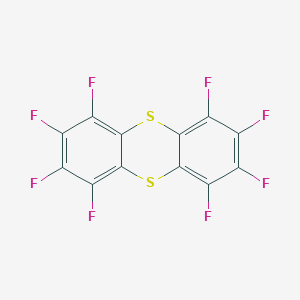 molecular formula C12F8S2 B102740 Thianthrene, octafluoro- CAS No. 16012-83-2