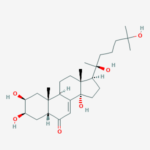molecular formula C27H44O6 B102747 Taxisterone CAS No. 19536-24-4