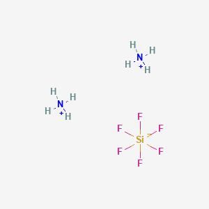 molecular formula F6H4NSi- B102752 Ammonium;hexafluorosilicon(2-) CAS No. 16919-19-0