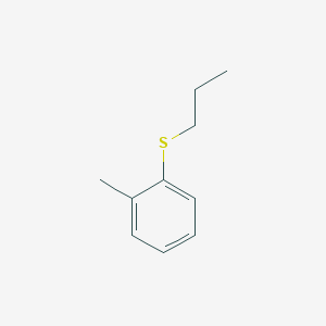 molecular formula C10H14S B102757 Benzene, methyl(propylthio)- CAS No. 15560-97-1