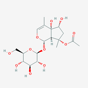 molecular formula C18H28O11 B102763 Lamioside CAS No. 19228-19-4