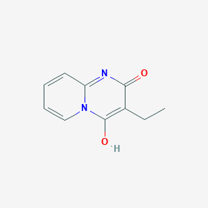 molecular formula C10H10N2O2 B102773 3-Ethyl-4-hydroxypyrido[1,2-a]pyrimidin-2-one CAS No. 94237-72-6