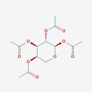 molecular formula C13H18O9 B102779 1,2,3,4-Tetra-o-acetyl-alpha-d-arabinopyranose CAS No. 19186-37-9