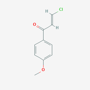 molecular formula C10H9ClO2 B102782 trans-3-Chloro-4'-methoxyacrylophenone CAS No. 15724-87-5