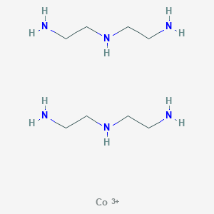 molecular formula C8H26CoN6+3 B102784 Cobalt triethylene tetramine complex CAS No. 18703-28-1