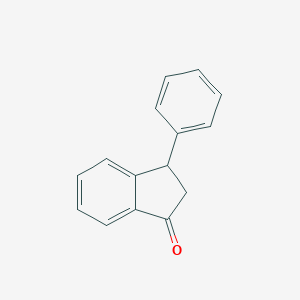 molecular formula C15H12O B102786 3-苯基-1-茚酮 CAS No. 16618-72-7