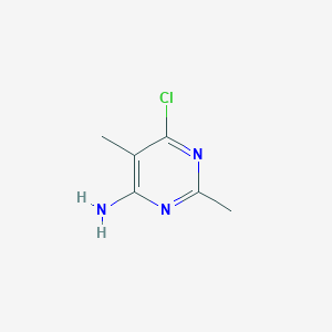 molecular formula C6H8ClN3 B102792 6-Chloro-2,5-dimethylpyrimidin-4-amine CAS No. 18260-92-9