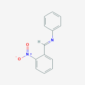 molecular formula C13H10N2O2 B102804 N-(2-Nitrobenzylidene)aniline CAS No. 17064-77-6