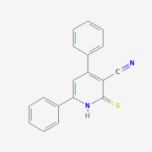 3-Pyridinecarbonitrile, 2-mercapto-4,6-diphenyl-