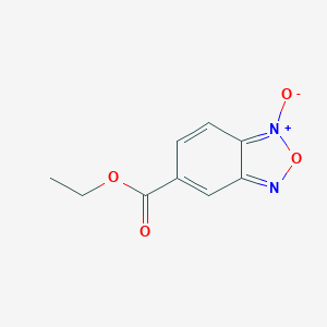 molecular formula C9H8N2O4 B102829 Ethyl 2,1,3-benzoxadiazole-5-carboxylate 1-oxide CAS No. 17348-71-9