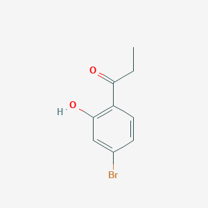 molecular formula C9H9BrO2 B102845 1-(4-溴-2-羟基苯基)丙酮 CAS No. 17764-92-0