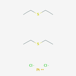 molecular formula C8H20Cl2PtS2 B102846 cis-Dichlorobis(diethylsulfide)platinum(II) CAS No. 15442-57-6