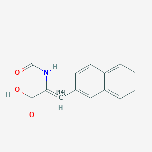 molecular formula C15H13NO3 B010286 2-N-Acetylamino-3-(2-naphthyl)-3-acrylic acid CAS No. 108330-45-6