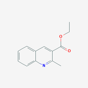 molecular formula C13H13NO2 B102872 Ethyl 2-methylquinoline-3-carboxylate CAS No. 15785-08-7