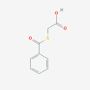 molecular formula C9H8O3S B102878 2-benzoylsulfanylacetic Acid CAS No. 6398-74-9