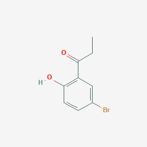 molecular formula C9H9BrO2 B102894 1-(5-Bromo-2-hydroxyphenyl)propan-1-one CAS No. 17764-93-1