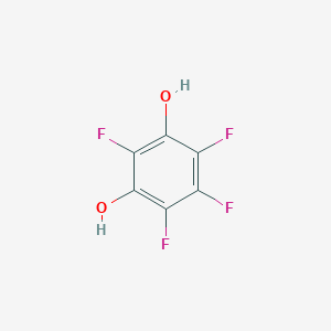 molecular formula C6H2F4O2 B102897 Tetrafluorobenzene-1,3-diol CAS No. 16840-25-8