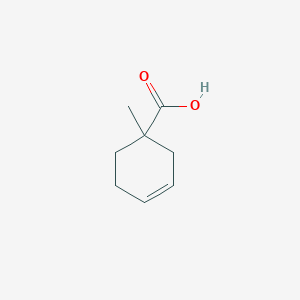 molecular formula C8H12O2 B102904 1-Methylcyclohex-3-ene-1-carboxylic acid CAS No. 16646-42-7