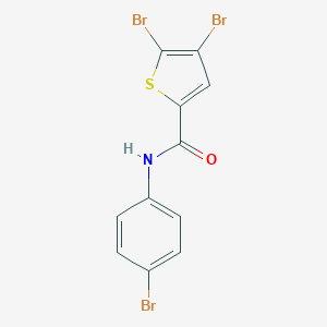 molecular formula C11H6Br3NOS B102905 Tibrofan CAS No. 15686-72-3