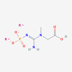 molecular formula C4H8K2N3O5P B102907 Phosphocreatine dipotassium CAS No. 18838-38-5