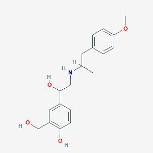 molecular formula C19H25NO4 B102908 Salmefamol CAS No. 18910-65-1