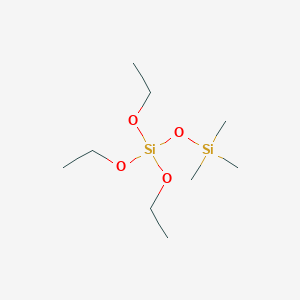 molecular formula C9H24O4Si2 B102909 Trimethylsiloxytriethoxysilane CAS No. 17861-35-7
