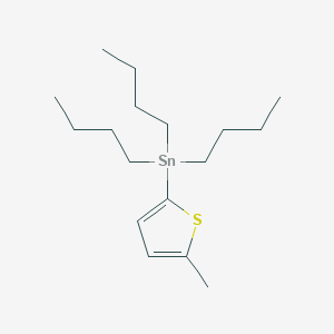 molecular formula C17H32SSn B010291 5-Methyl-2-tributylstannylthiophene CAS No. 107311-67-1