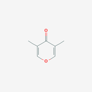 molecular formula C7H8O2 B102919 3,5-Dimethyl-4H-pyran-4-one CAS No. 19083-61-5