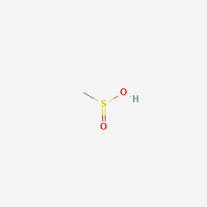molecular formula CH4O2S B102922 Methanesulfinic acid CAS No. 17696-73-0