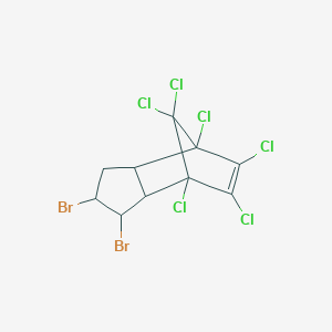 1,2-Dibromo-4,5,6,7,8,8-hexachloro-2,3,3a,4,7,7a-hexahydro-4,7-methano-1H-indene