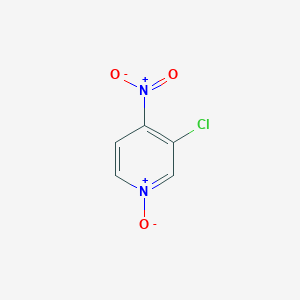molecular formula C5H3ClN2O3 B102940 3-Chloro-4-nitropyridine N-oxide CAS No. 76439-45-7