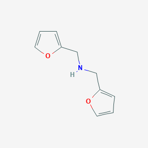 molecular formula C10H11NO2 B102952 n,n-Bis(2-furylmethyl)amine CAS No. 18240-50-1
