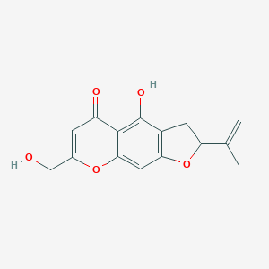molecular formula C15H14O5 B102963 Umtatin CAS No. 17398-06-0